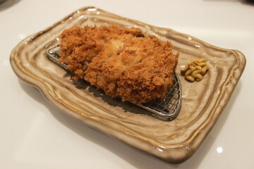 Japanese-style deep-fried pork cutlet, or Tonkatsu, is a popular and famous food in Japan.