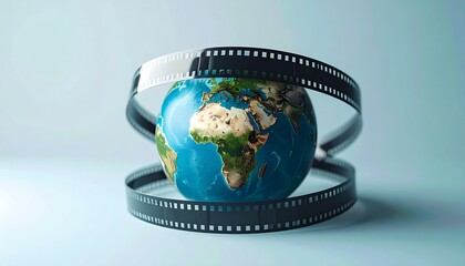 World heritage, filmstrip art, global importance