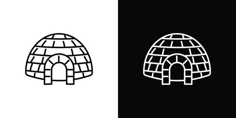 Igloo icon. Graphic Design vector icon. Ui Ux Icons