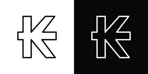 Kip icon. Graphic Design vector icon. Ui Ux Icons