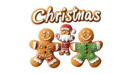 Christmas Gingerbread Men Santa Cookie Treats
