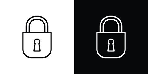 Lock icon. Graphic Design vector icon. Ui Ux Icons