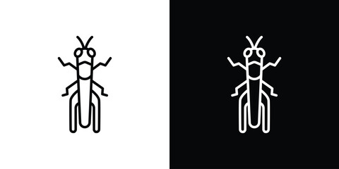 Locust icon. Graphic Design vector icon. Ui Ux Icons