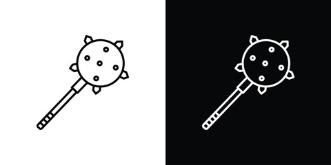 Mace icon. Graphic Design vector icon. Ui Ux Icons