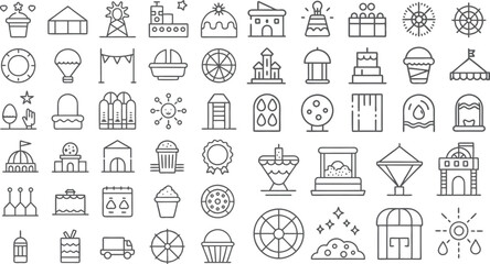 Celebratory Icons: Festive Symbols for Events and Occasions