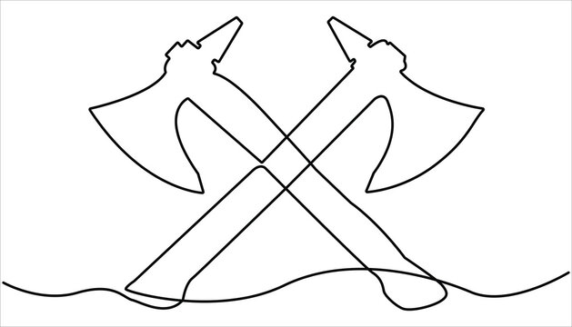 crossed axes black line art clip art preview