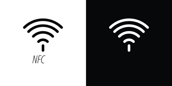 NFC icon. Graphic Design vector icon. Ui Ux Icons