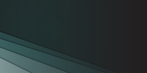 Abstract Dark Green Layered Diagonal Background

