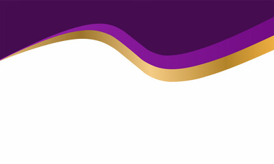 abstract purple gold background with wave