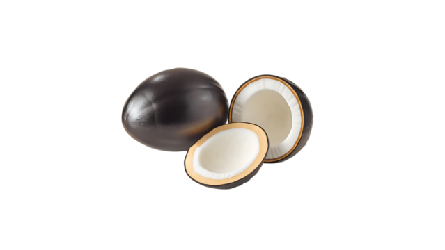 Black Coconuts A Delicious Tropical Fruit Perfect For Baking