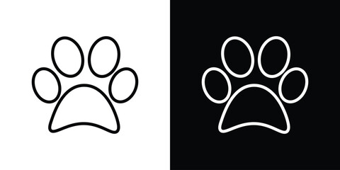 Paw icon. Graphic Design vector icon. Ui Ux Icons