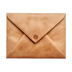 Vintage Sealed Envelope Brown Paper Antique Letter Mail