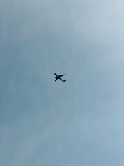 airplane in the sky