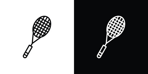 Racquet icon. Graphic Design vector icon. Ui Ux Icons