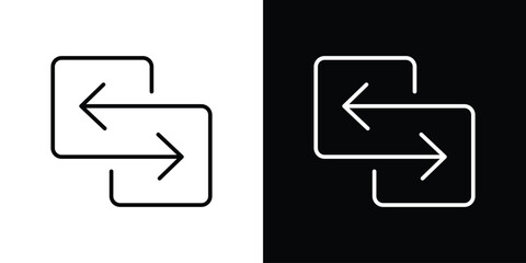 Replace icon. Graphic Design vector icon. Ui Ux Icons