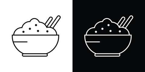 Rise Bowl icon. Graphic Design vector icon. Ui Ux Icons