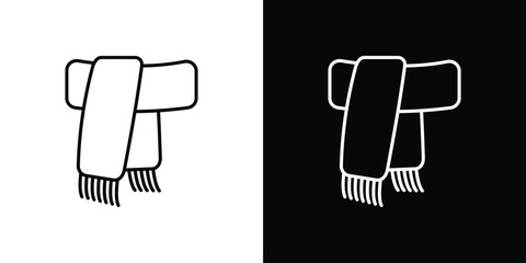 Scarf icon. Graphic Design vector icon. Ui Ux Icons