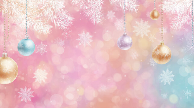 Fototapeta Cute ornament background wallpaper in pastel colors