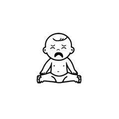 Crying Baby Icon 