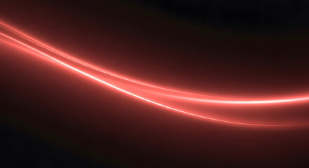 Digital artwork with sinuous red light paths, creating an impression of speed, energy, and connectivity