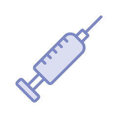 Syringe duotone line icon , vector, pixel perfect, illustrator file 
