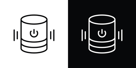 Smart speaker icon. Graphic Design vector icon. Ui Ux Icons