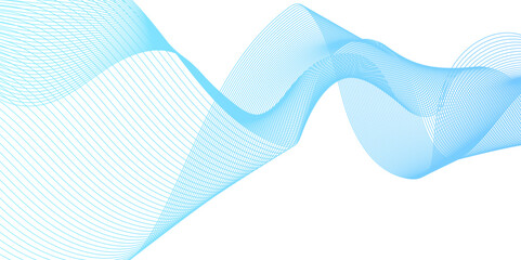 Energy abstract blue smooth colorful frequency isolated element creative blend curve flow line technology modern white web banner vector beautiful waveform light music energy design.	