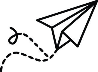 Black Silhouette of a Satellite Dish Antenna for Communication and Technology