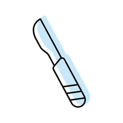 Scalpel color shadow thinline icon , vector, pixel perfect, illustrator file 
