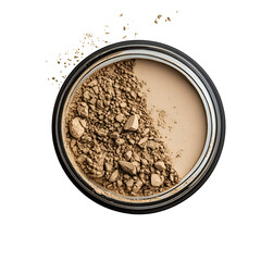 Loose Powder Makeup Compact Beige Tones Beauty Product