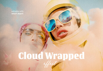 Cloud Wrapper Photo Effect