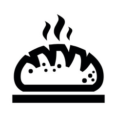 Illustration of freshly baked bread loaf vector illustration for bakery and food related designs and culinary projects vector