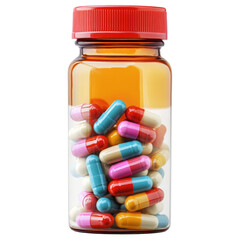 Find medicine bottle with capsules, prescription drugs, and pharmaceutical supplies