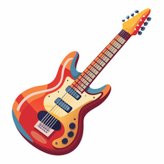 Fototapeta premium guitar isolated on white