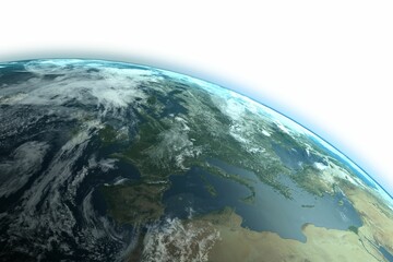Fototapeta premium Composite image of Earth