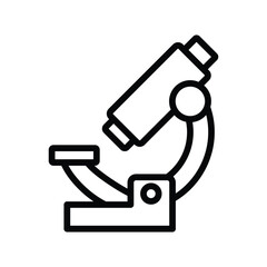 Microscope line icon , vector, pixel perfect, illustrator file 
