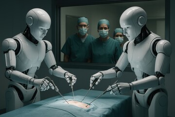 Robots revolutionize surgery with precision techniques in modern healthcare setting