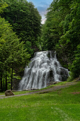 Delphi Falls at Delphi Falls County Park In New York