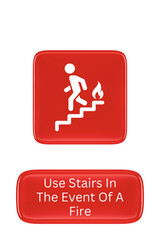 Use Ladder In The Event of A Fire