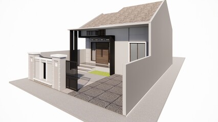 HOUSE AND HOUSING DESIGN IDEAS WITH A MINIMALIST CONCEPT AS INSPIRATION FOR PLANNING THE DEVELOPMENT OF A COMFORTABLE HOUSING