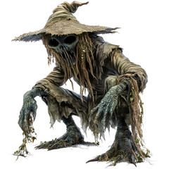 Creepy Swamp Witch Halloween Horror Fantasy Creature