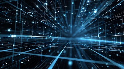 Obraz premium Technological lines