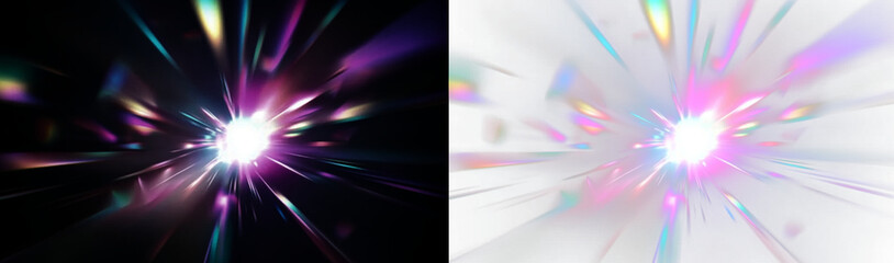 Prism rainbow glitter crystal shine reflection glow PNG transparent sparkle background effect PNG diamond bright magic light crystal flare crystal.