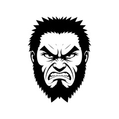 Angry Man Face