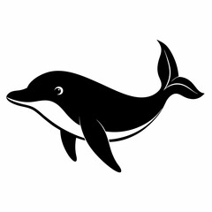 Simple Marine Silhouette – Whale