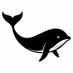 Simple Marine Silhouette – Whale