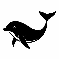 Simple Marine Silhouette – Whale