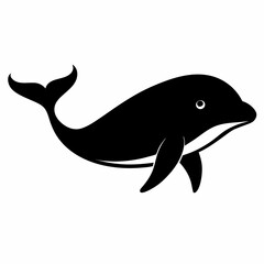Simple Marine Silhouette – Whale