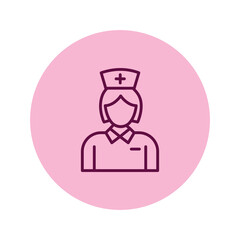 Nurse vector, pixel perfect, illustrator file 
