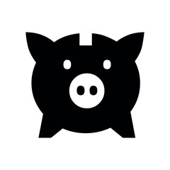 Illustration of piggy bank icon vector illustration for savings and finance concept with money management and investment icons vector